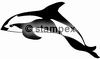 diving stamps motif 3308 - Dolphin