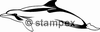 diving stamps motif 3309 - Dolphin