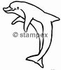 diving stamps motif 3317 - Dolphin