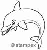 diving stamps motif 3321 - Dolphin