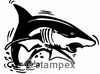 diving stamps motif 3401 - Shark