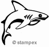 Le tampon encreur motif 3408 - Requin