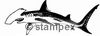diving stamps motif 3410 - Shark