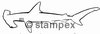diving stamps motif 3411 - Shark