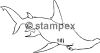 Le tampon encreur motif 3415 - Requin