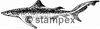 diving stamps motif 3424 - Shark