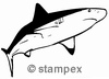 Le tampon encreur motif 3432 - Requin