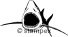 Le tampon encreur motif 3442 - Requin
