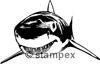 diving stamps motif 3443 - Shark