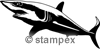 Le tampon encreur motif 3445 - Requin