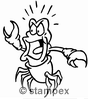 diving stamps motif 7302 - Crab, Shrimp, Lobster