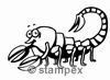 diving stamps motif 7305 - Crab, Shrimp, Lobster