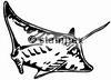diving stamps motif 3600 - Ray/Skate