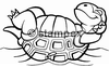diving stamps motif 7553 - Turtle