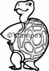 diving stamps motif 7556 - Turtle
