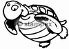 diving stamps motif 7560 - Turtle