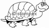 diving stamps motif 7561 - Turtle
