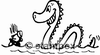 Le tampon encreur motif 2320 - Plongeur, Comics