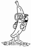 Le tampon encreur motif 2347 - Plongeur, Comics