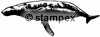 diving stamps motif 3814 - Whale