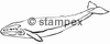 diving stamps motif 3815 - Whale