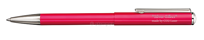 Taucherstempel H4 Metall, lackiert Pink Effekt mit Gravur