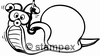 Le tampon encreur motif 2515 - Comics, Animaux