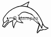 diving stamps motif 3316 - Dolphin