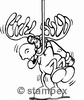 diving stamps motif 2605 - Moose/Elk