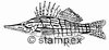 diving stamps motif 3017 - Fish