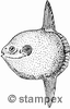 diving stamps motif 3027 - Fish