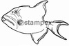 diving stamps motif 3038 - Fish