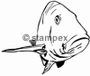 diving stamps motif 3057 - Fish