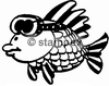 diving stamps motif 2012 - Fish, Comics