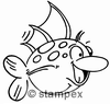 diving stamps motif 2034 - Fish, Comics