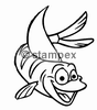 diving stamps motif 2036 - Fish, Comics