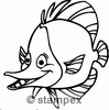 diving stamps motif 2037 - Fish, Comics