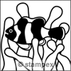diving stamps motif 2054 - Fish, Comics