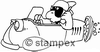 Le tampon encreur motif 3449 - Haiopeis (requin comics)