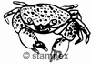 Le tampon encreur motif 7313 - Ecrevisse, Crabe, Homard