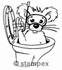 diving stamps motif 2538 - Mouse
