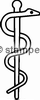 Le tampon encreur motif 6513 - Médecin, Docteur, Infirmière