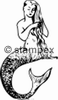 diving stamps motif 2370 - Neptune, Mermaid