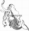 diving stamps motif 2371 - Neptune, Mermaid