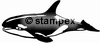 diving stamps motif 3855 - Orca