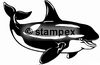 diving stamps motif 3856 - Orca