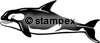 diving stamps motif 3859 - Orca