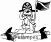 diving stamps motif 2550 - Pirate