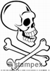 Le tampon encreur motif 5953 - Pirate