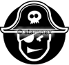 diving stamps motif 5960 - Pirate